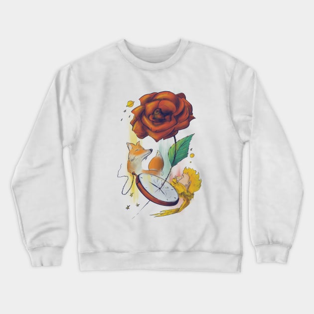 The Time You Spent on Your Rose Crewneck Sweatshirt by Lithium